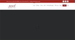 Desktop Screenshot of buchhandlung-proust.de